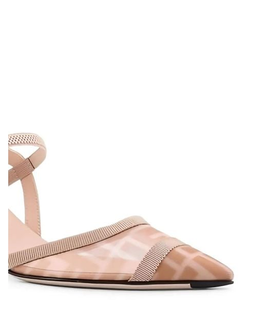 Fendi Pink 55Mm Colibri Pumps