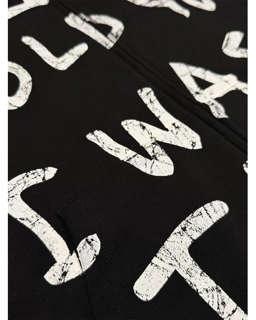 Haculla Blue Graphic-Print Zip-Up Hoodie for men
