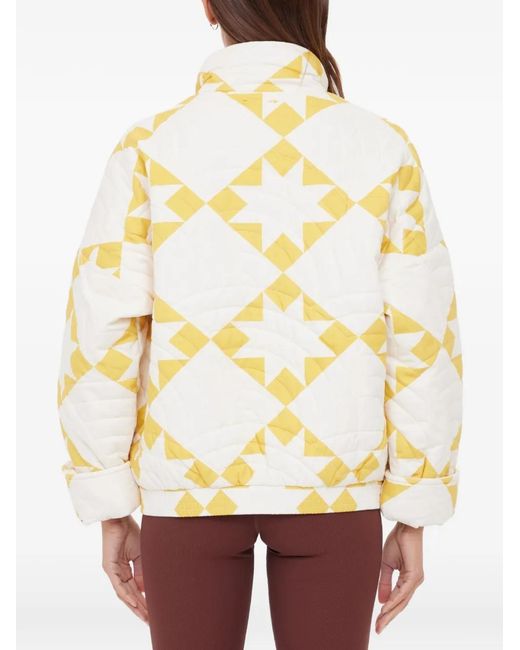 The Upside White Etoile Carmen Quilted Jacket
