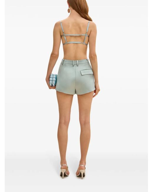 Cult Gaia Blue Thora Shorts