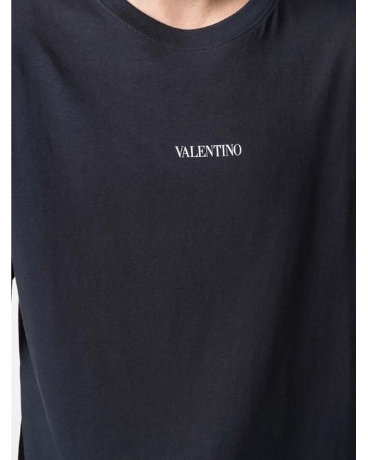 Valentino Garavani T-shirts And Polos Blue for men