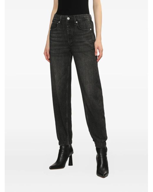 Rag & Bone Black Miramar Elasticated Jeans