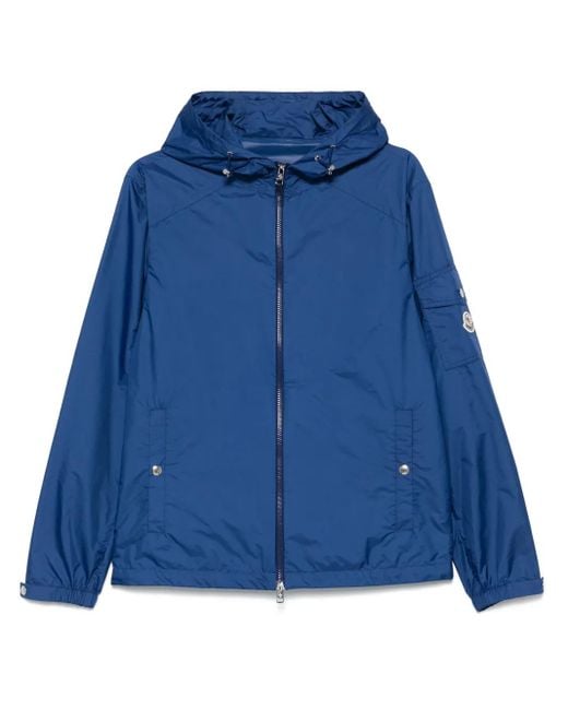 Moncler Blue Etiache Hooded Jacket for men