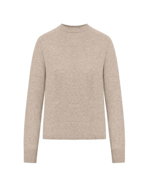 Max Mara White Melange-Effect Cashmere Sweater