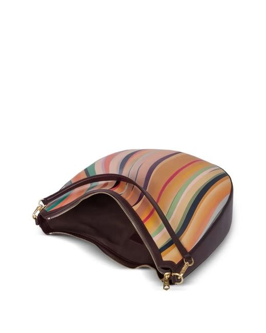 Paul Smith White Dusky Swirl Shoulder Bag