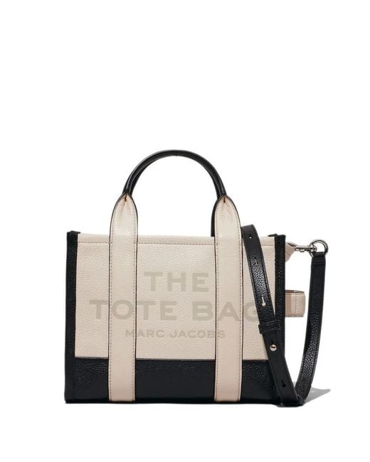 Marc Jacobs White The Colorblock Medium Tote Bag