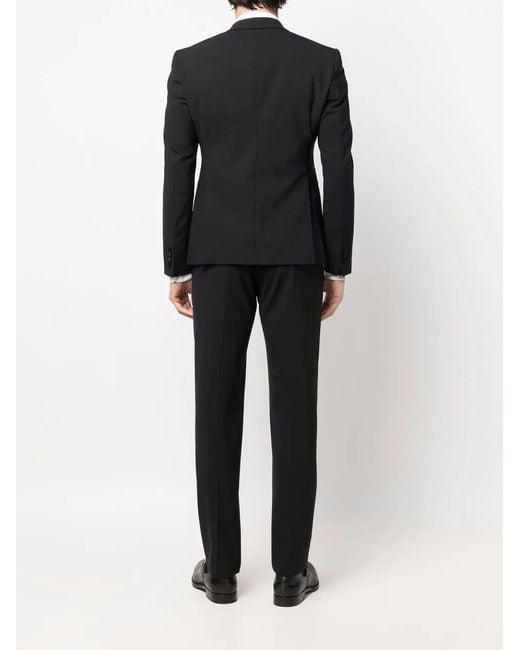 Emporio Armani Black Jacket And Trouser Suit for men