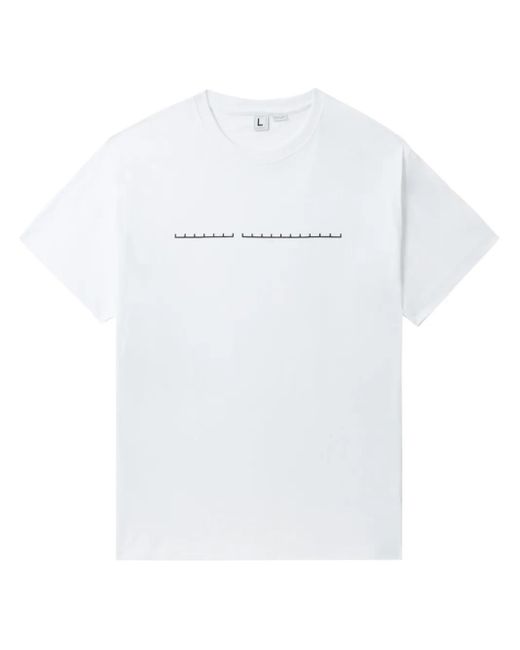 メンズ Random Identities ロゴ Tシャツ White