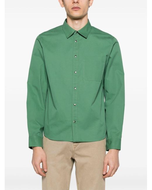Camicia Stan con stampa di Zadig & Voltaire in Green da Uomo