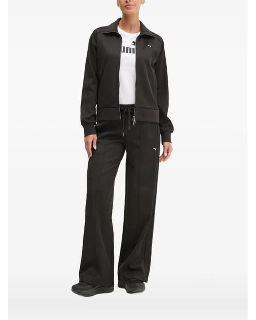 PUMA Black T7 Zip-Up Sweatshirt