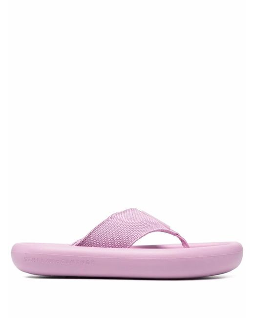 Stella McCartney Pink 'Air' Platform Flip Flops
