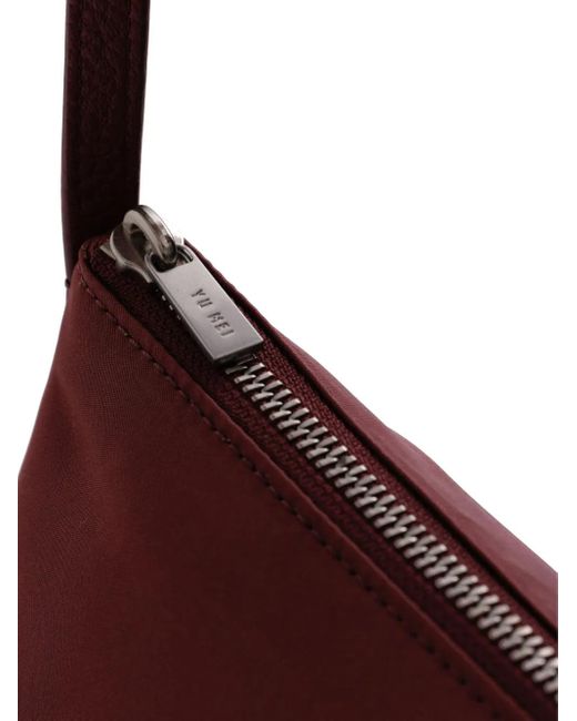 Yu Mei Purple Small Utility Zip-Top Cross Body Bag