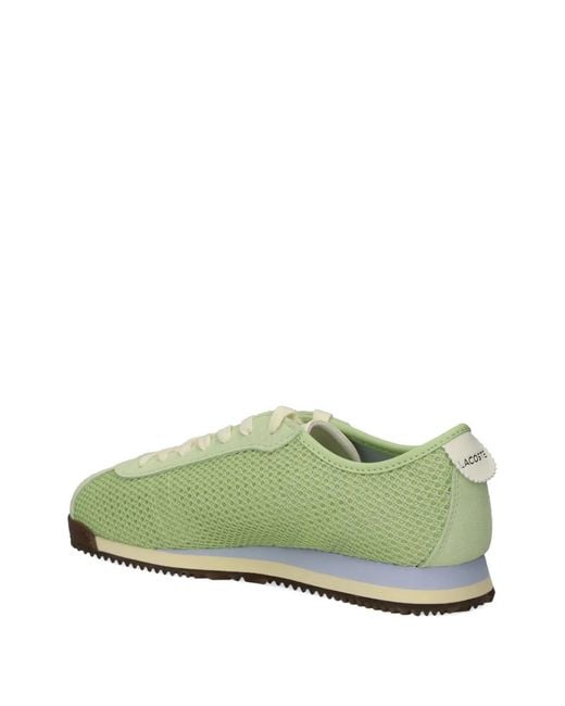 Lacoste Green Club-Low Mesh Logo Sneakers