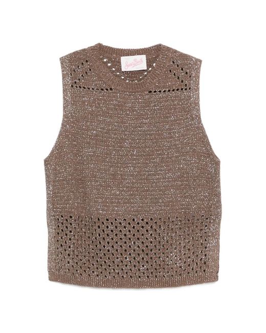 Mc2 Saint Barth Brown Aire Vest