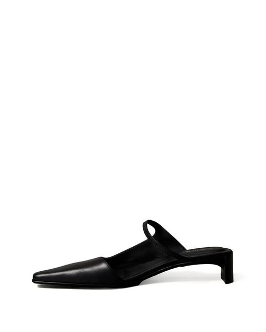 Calvin Klein Black Mules Mit Eckiger Kappe