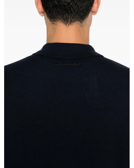 7 For All Mankind Blue Button-Up Long-Sleeve Shirt for men