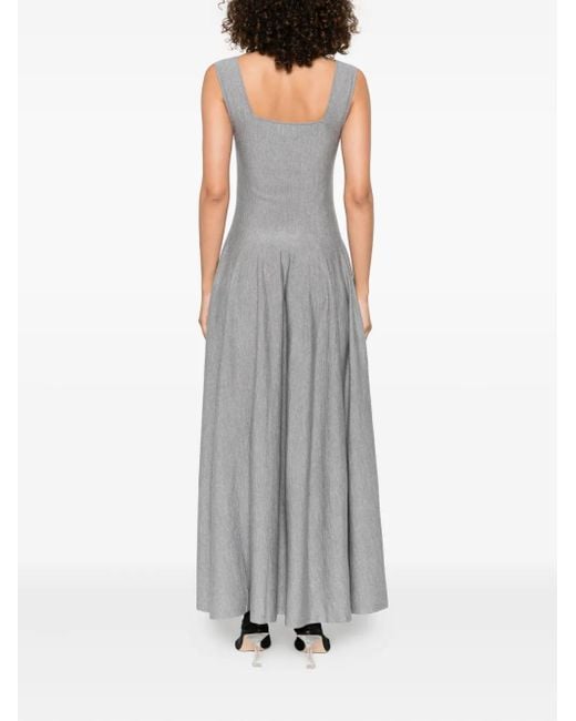 Khaite Gray Jodie Midi Dress
