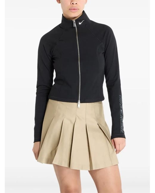 Nike Blue Zip-Front Long-Sleeve Jacket