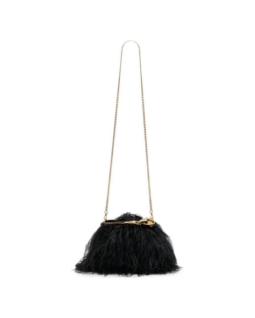 Erdem Black Mini Bloom Tote Bag
