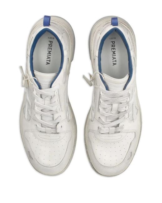 Premiata White Drake Sneakers for men