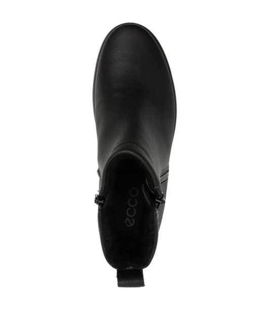 メンズ Ecco Soft 7 Tred レザーブーツ Black
