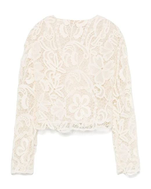 Ulla Johnson Natural Lace Jacket