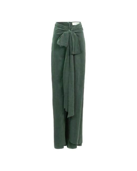 Silvia Tcherassi Green Arenzano Trousers