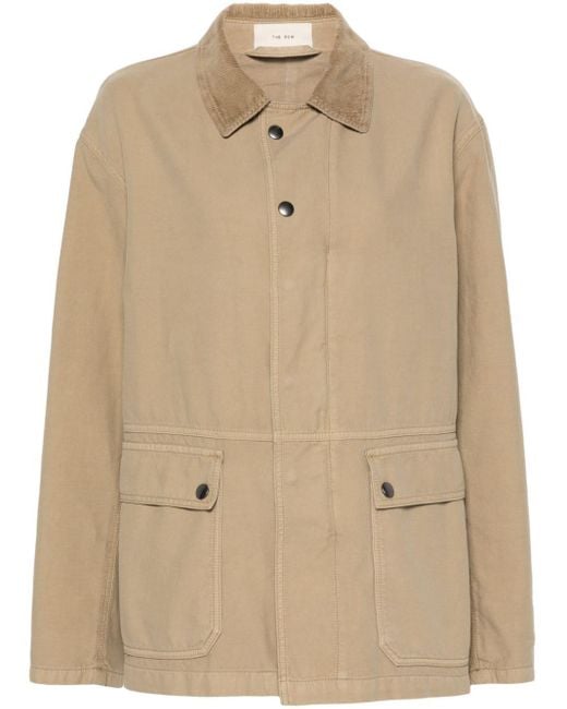 【関税込み】The Row ベージュ Frank ジャケット Frank Jacket Tan in Cotton – The Row