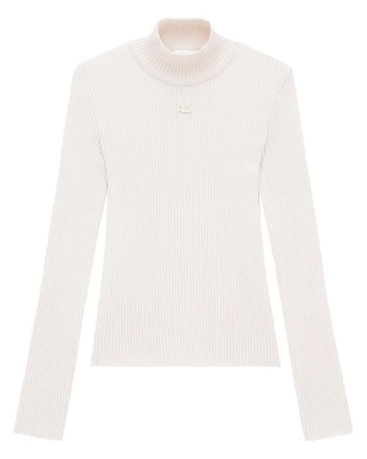 Courreges White Re-Edition Jumper