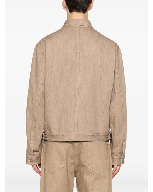 Jil Sander Natural Button Jacket for men