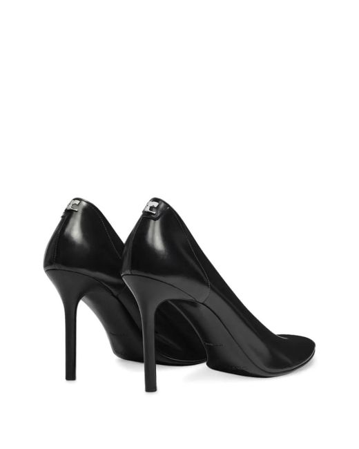Courreges Black 100Mm Translucent Pumps