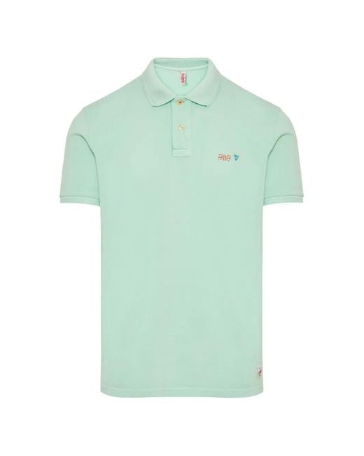 Bob Green Logo-Embroidered Polo Shirt for men