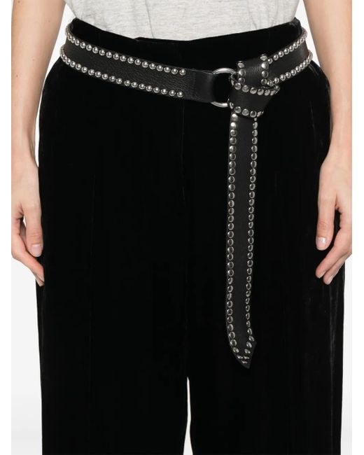 Golden Goose Deluxe Brand Black Velvet Trousers