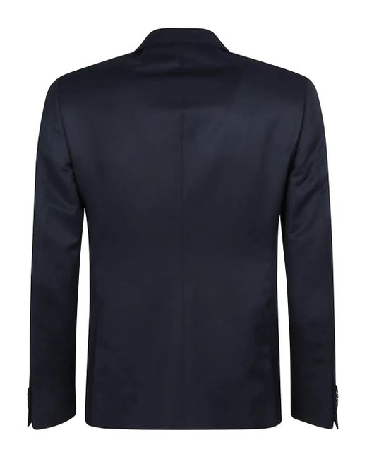 Zegna Blue Single-Breasted Suit for men