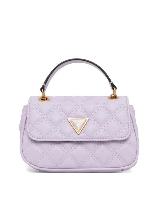 Guess Giully サッチェルバッグ Purple