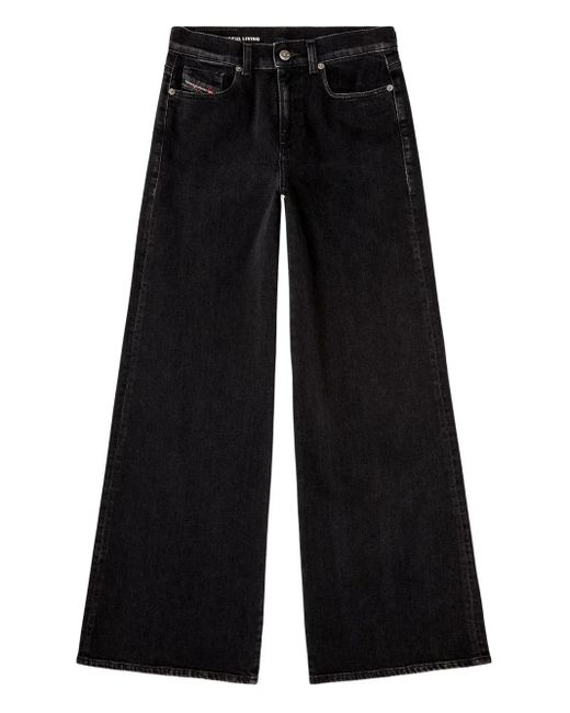 DIESEL 1978 D-Akemi 09N89 Jeans Van Katoenblend in het Black