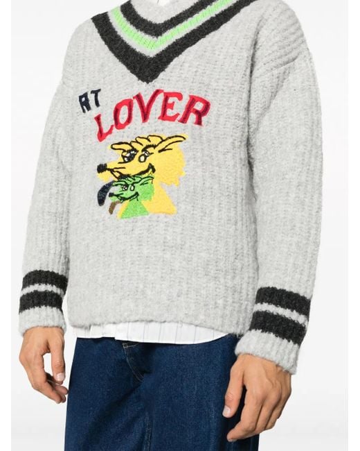 ERL Gray Sweaters for men