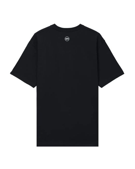 メンズ Alpha Industries ロゴディテール Tシャツ Black