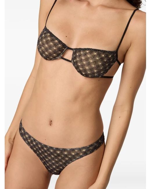 Missoni White Cut-Out Bikini
