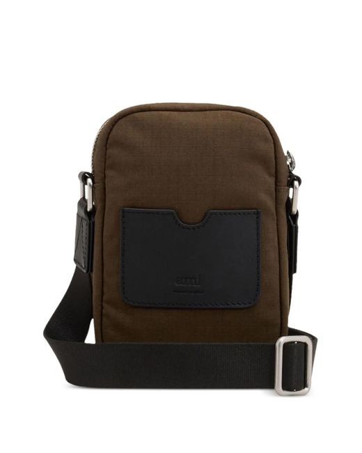 AMI Ami De Coeur ショルダーバッグ S Brown