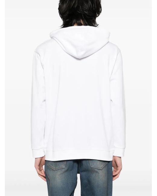 JUNTAE KIM White "There Was A Punk" Hoodie for men