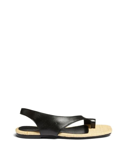 Liviana Conti White Serena Toe-Strap Sandals