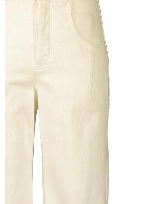Eleventy Natural Side-Pocket Stretch Pants