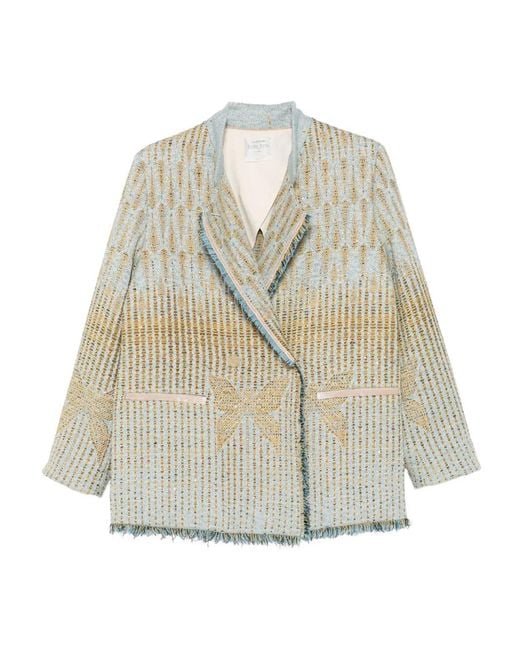 Forte_forte White Double-Breasted Jacket