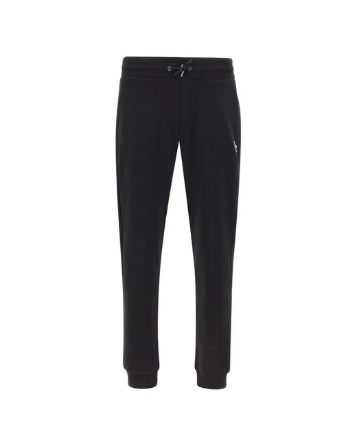 Colmar Black Logo-Patch Drawstring Track Pants for men