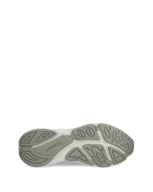 Hummel Gray Reach Lx 6000 Sv Lace-Up Panelled Sneakers
