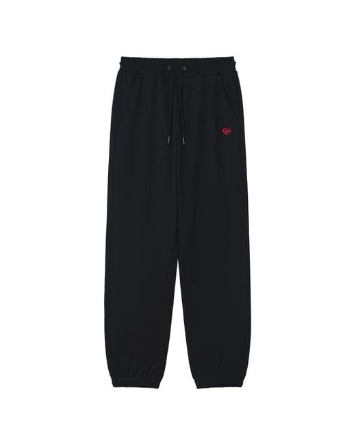 Chocoolate Black Logo-Embroidered Track Pants