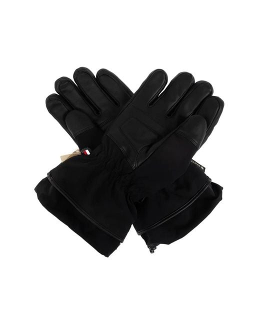 Moncler Black Wattierte Handschuhe