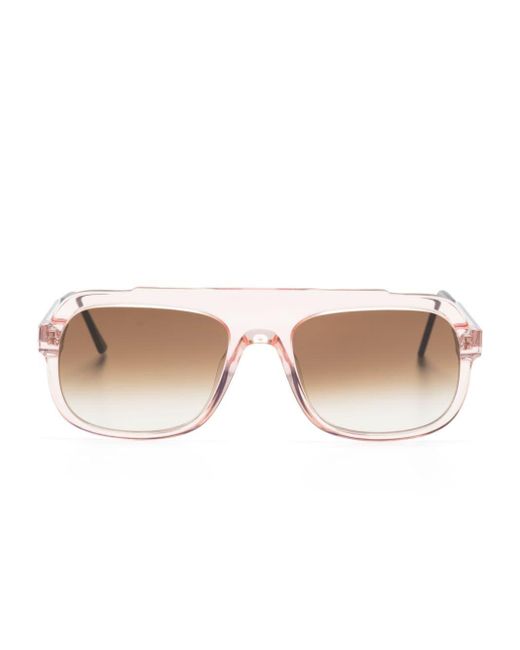 Thierry Lasry Brown Bowery Rectangle-frame Sunglasses