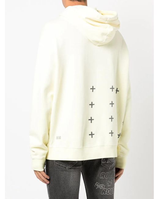 Ksubi Natural Lemon Yellow Logo-print Detail Hoodie for men